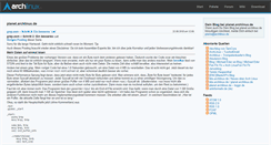 Desktop Screenshot of planet.archlinux.de